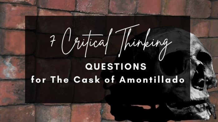 Questions for cask of amontillado