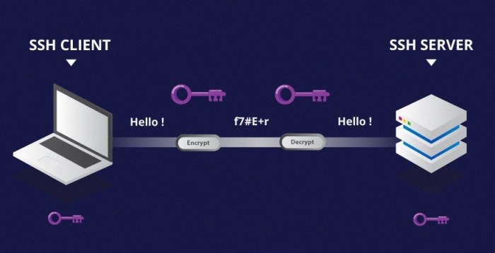 Lab 12-3 secure communication using ssh