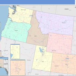 Northwest region states and capitals