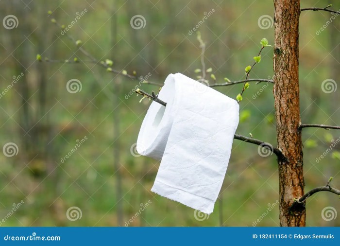 Branch and vine toilet paper