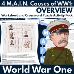 Causes of ww1 station activity worksheet answers