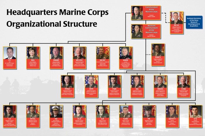 Leading marines command and military organization