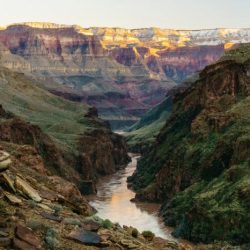 How long is the narrowest point across the grand canyon